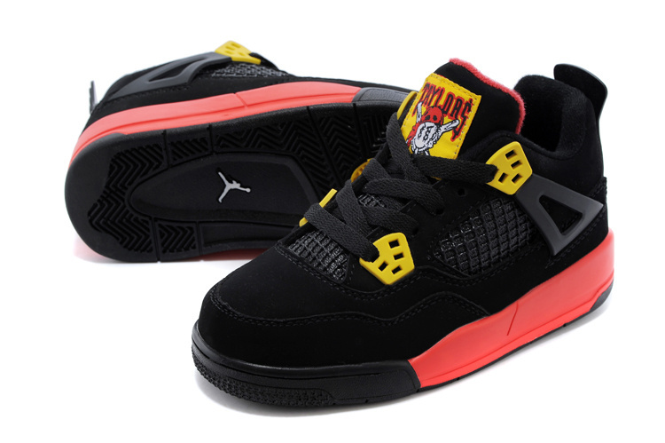 yellow red and black jordans