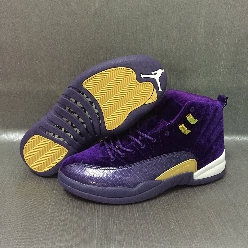 purple and gold 12s