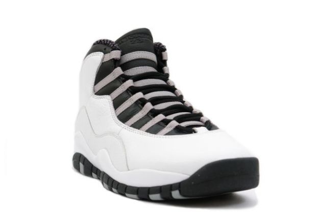 air jordan 10 retro steels white black light steel grey shoes