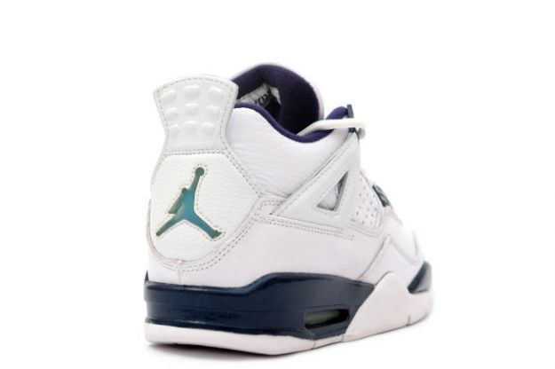 air jordan 4 retro 1999 white columbia blue midnight navy shoes for sale online